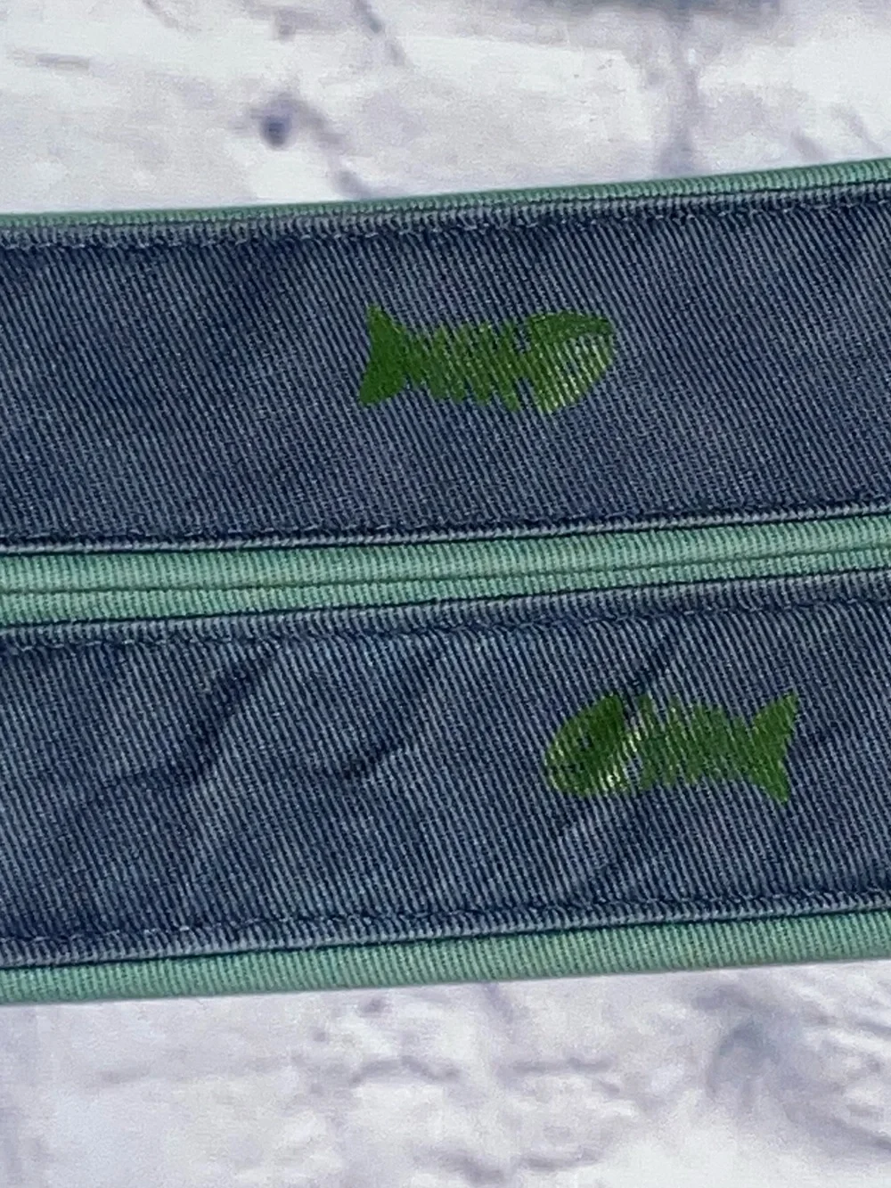 J. Crew Vintage Canvas Leather Trim Belt. Small/Medium